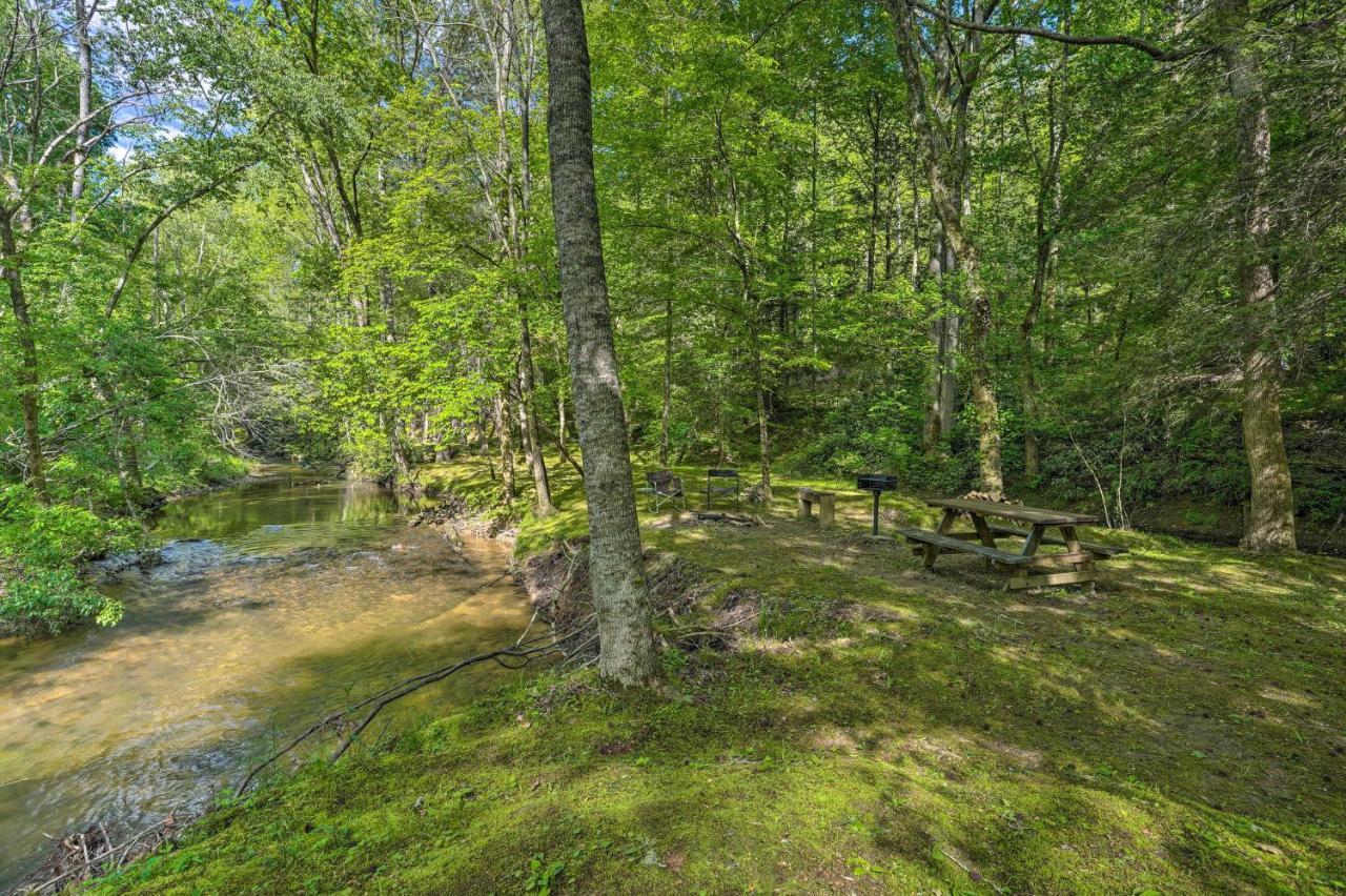 Cozy Tellico Plains Cabin With Large Mountain Creek! Екстер'єр фото