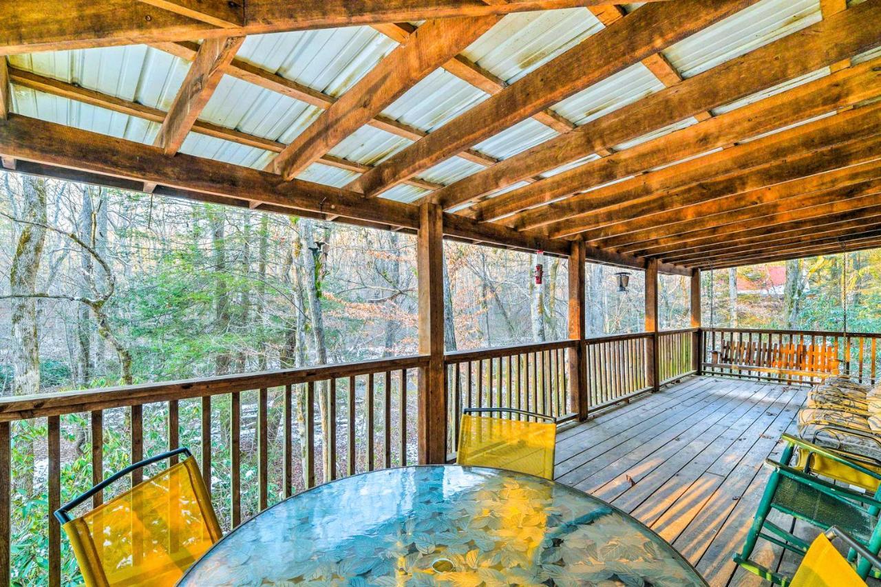 Cozy Tellico Plains Cabin With Large Mountain Creek! Екстер'єр фото
